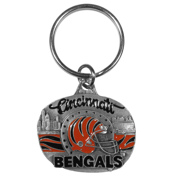 Cincinnati Bengals Oval Carved Metal Key Chain – PSW Wholesale