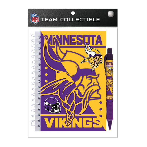 Minnesota Vikings NFL / NBP008KT - 5x7Notebook Pen Sets /