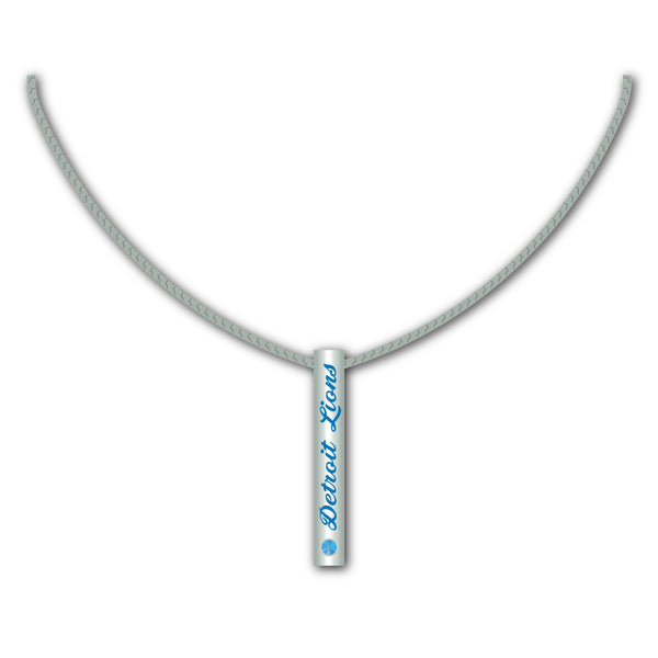 Detroit Lions NFL / NCK003 - Silver Bar Necklace