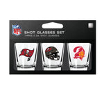 Tampa Bay Buccaneers NFL / SHT003 - 3 Shot Glass Set Packaged