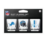 Detroit Lions NFL / SHT003 - 3 Shot Glass Set Packaged