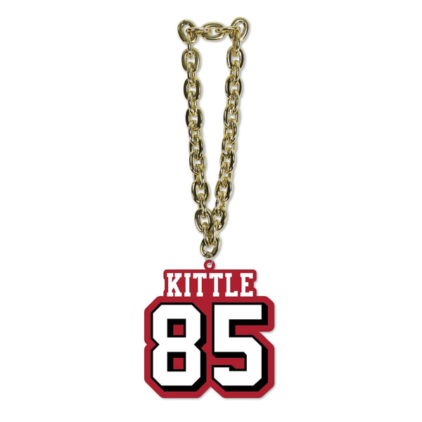 San Francisco 49ers NFL / PFC300 - Player Name Number Fanchains /