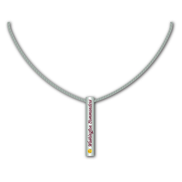 Washington Commanders NFL / NCK003 - Silver Bar Necklace