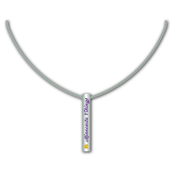 Minnesota Vikings NFL / NCK003 - Silver Bar Necklace