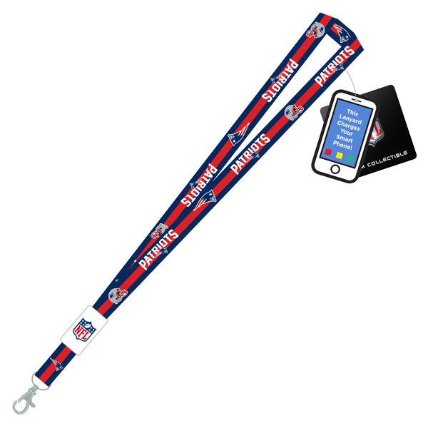 New England Patriots NFL / LYD001 - Charging Lanyard