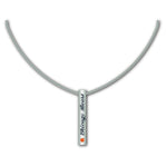 Chicago Bears NFL / NCK003 - Silver Bar Necklace