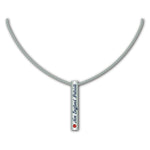 New England Patriots NFL / NCK003 - Silver Bar Necklace