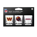 Washington Commanders NFL / SHT003 - 3 Shot Glass Set Packaged