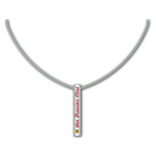 San Francisco 49ers NFL / NCK003 - Silver Bar Necklace