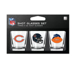 Chicago Bears NFL / SHT003 - 3 Shot Glass Set Packaged