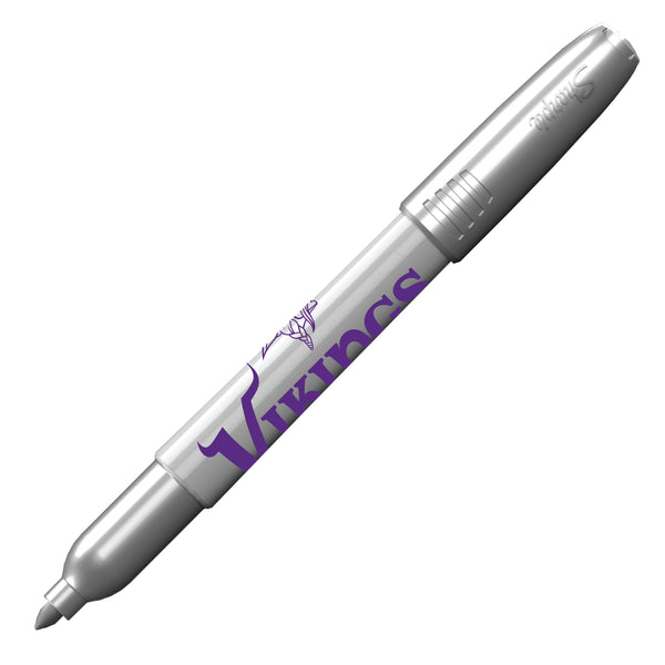 Minnesota Vikings NFL / PEN007 - Silver Sharpie