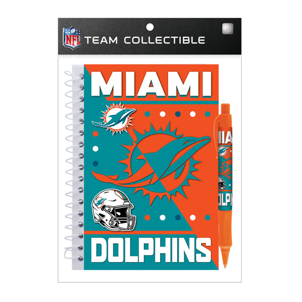 Miami Dolphins NFL / NBP008KT - 5x7Notebook Pen Sets /