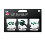 New York Jets NFL / SHT003 - 3 Shot Glass Set Packaged