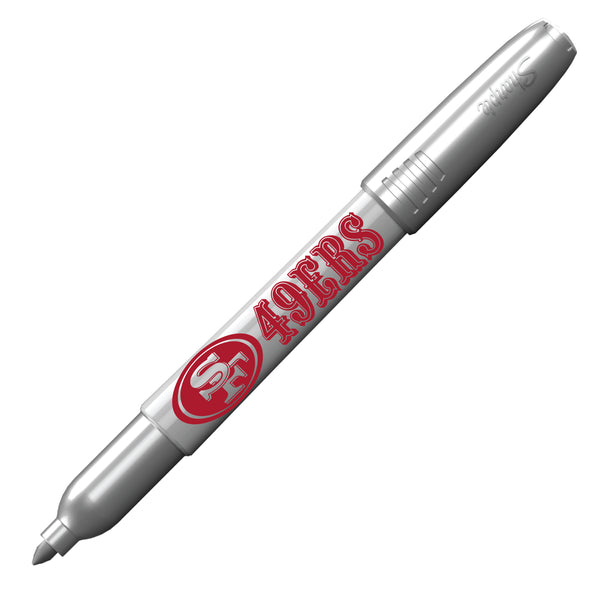 San Francisco 49ers NFL / PEN007 - Silver Sharpie