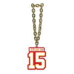 Kansas City Chiefs NFL / PFC300 - Player Name Number Fanchains /