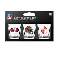 San Francisco 49ers NFL / SHT003 - 3 Shot Glass Set Packaged