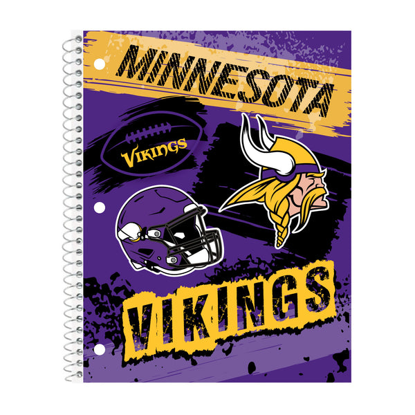 Minnesota Vikings NFL / NTB003 - Spiral Notebooks