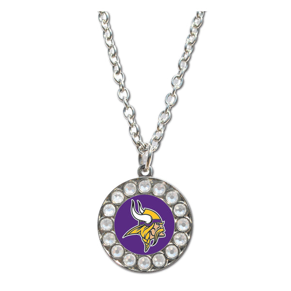 Minnesota Vikings NFL / NCK006 - Rhinestone Necklace