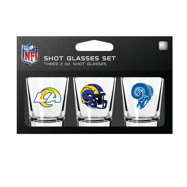 Los Angeles Rams NFL / SHT003 - 3 Shot Glass Set Packaged