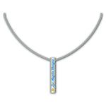 Los Angeles Chargers NFL / NCK003 - Silver Bar Necklace