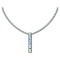 Los Angeles Chargers NFL / NCK003 - Silver Bar Necklace