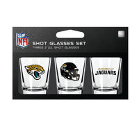 Jacksonville Jaguars NFL / SHT003 - 3 Shot Glass Set Packaged