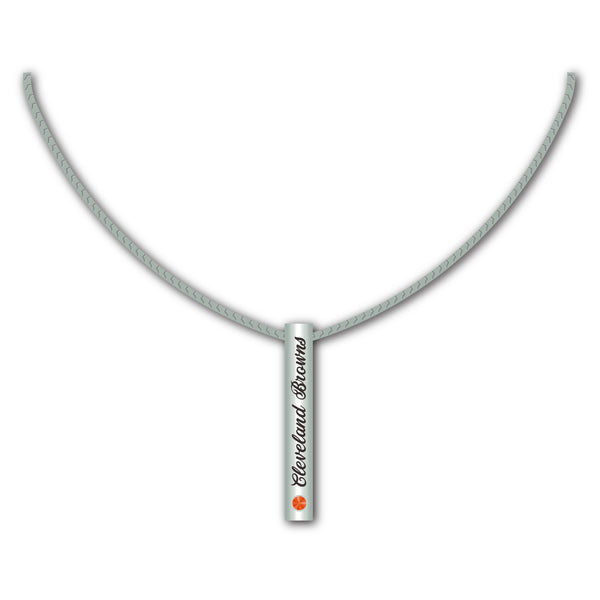 Cleveland Browns NFL / NCK003 - Silver Bar Necklace