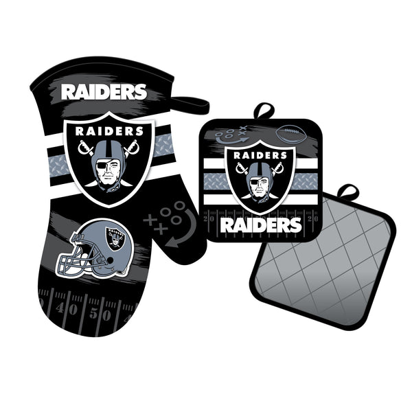 Las Vegas Raiders NFL / OMP001 - Oven Mitts Potholders