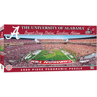 Wholesale Alabama Crimson Tide - 1000 Piece Panoramic Jigsaw Puzzle - End View