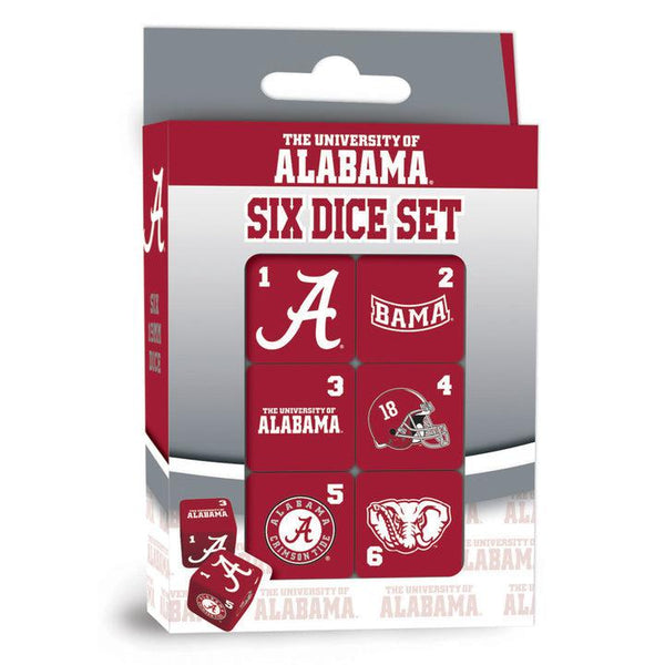 Wholesale Alabama Crimson Tide Dice Set - 19mm