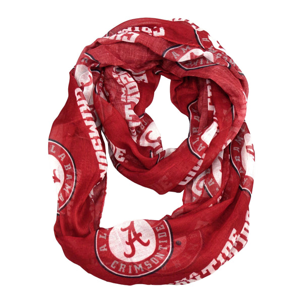 Wholesale Alabama Crimson Tide Sheer Infinity Scarf