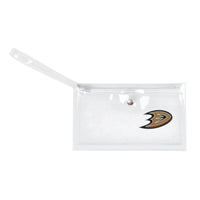 Wholesale Anaheim Ducks Clear Ticket Wristlet