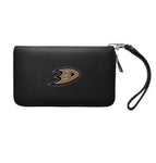 Wholesale Anaheim Ducks Zip Organizer Wallet Pebble Black