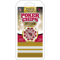 Wholesale Arizona Cardinals 20 Piece Poker Chips