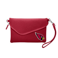 Wholesale Arizona Cardinals Fold Over Crossbody Pebble Dark Red