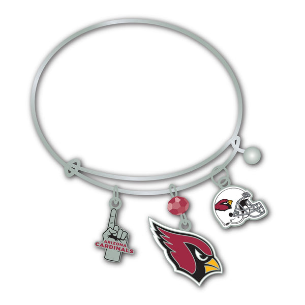 Wholesale Arizona Cardinals NFL / BRC001 - 3 Charm Bracelet