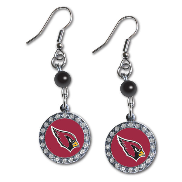 Wholesale Arizona Cardinals NFL / EAR007 - Rhinestone Dangle Earrings