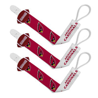 Wholesale Arizona Cardinals - Pacifier Clip 3-Pack