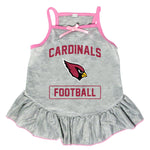 Wholesale Arizona Cardinals Pet Dress Grey Type- Assorted Sizes