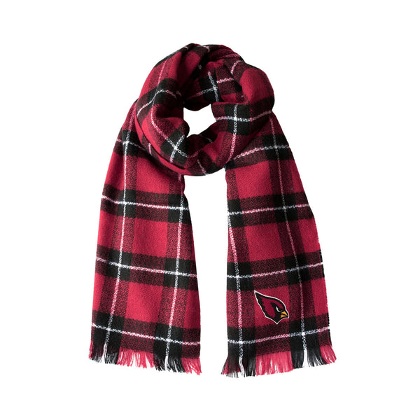 Wholesale Arizona Cardinals Plaid Blanket Scarf MN-BLK