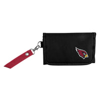 Wholesale Arizona Cardinals Ribbon Organizer Wallet Dark Red