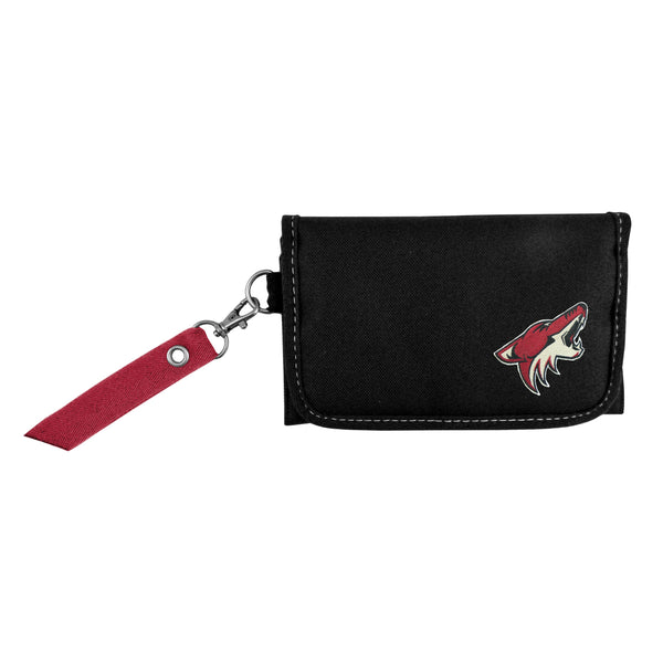 Wholesale Arizona Coyotes Ribbon Organizer Wallet Dark Red