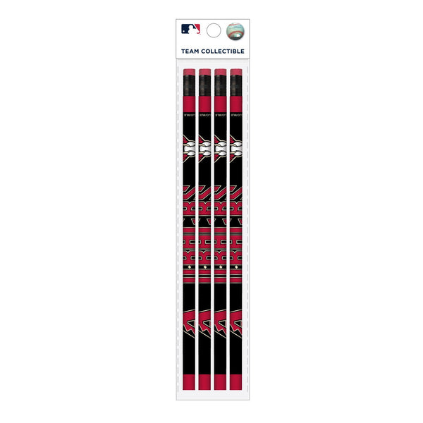 Wholesale Arizona Diamondbacks MLB / PCL001 - Cool Color Pencils 4PK