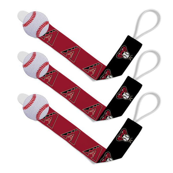 Wholesale Arizona Diamondbacks - Pacifier Clip 3-Pack