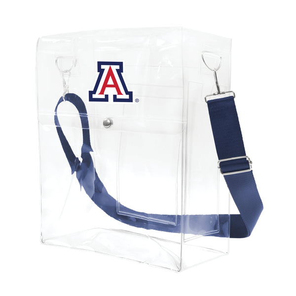 Wholesale Arizona Wildcats Clear Ticket Satchel Alt