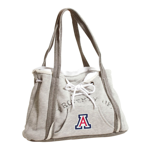 Wholesale Arizona Wildcats Hoodie Purse Grey