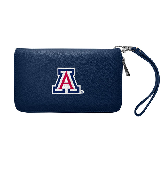 Wholesale Arizona Wildcats Zip Organizer Wallet Pebble Navy