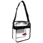 Wholesale Arkansas Razorbacks Clear Carryall Crossbody