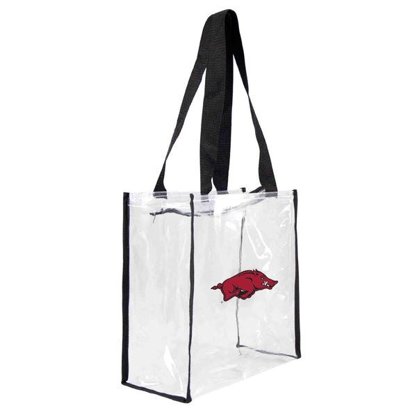 Wholesale Arkansas Razorbacks Clear Square Stadium Tote