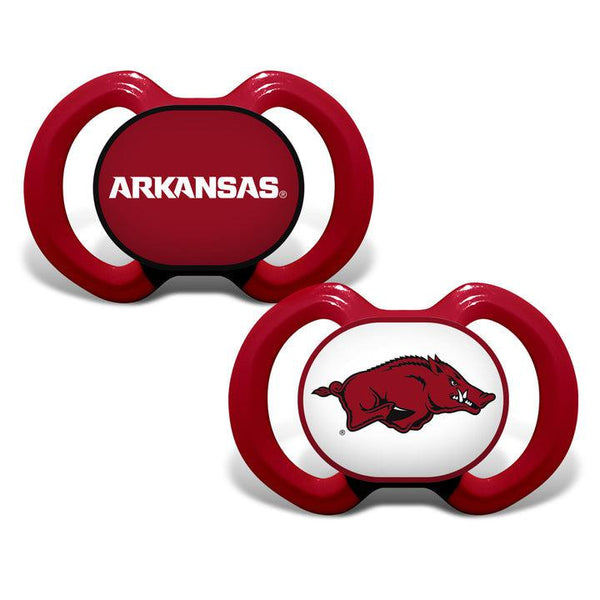 Wholesale Arkansas Razorbacks - Pacifier 2-Pack